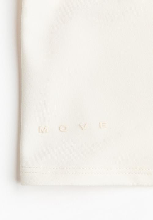 H&M - Sports top with drymove? - ivory