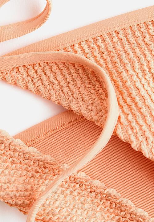 H&M - Tie tanga bikini bottoms - apricot