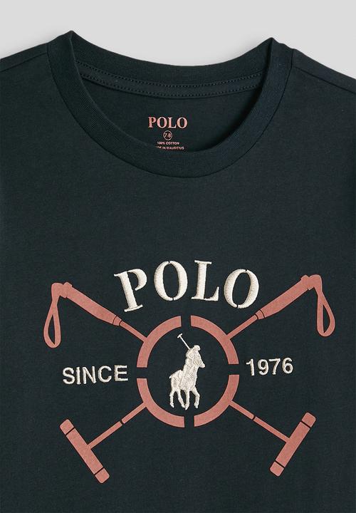 POLO - Boys Luke Polo Stick Ss Tee - Navy