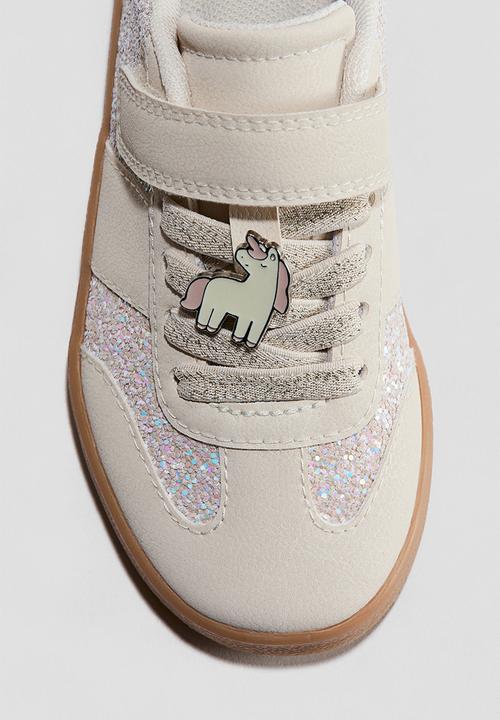 H&M - Trainers - light beige/unicorns