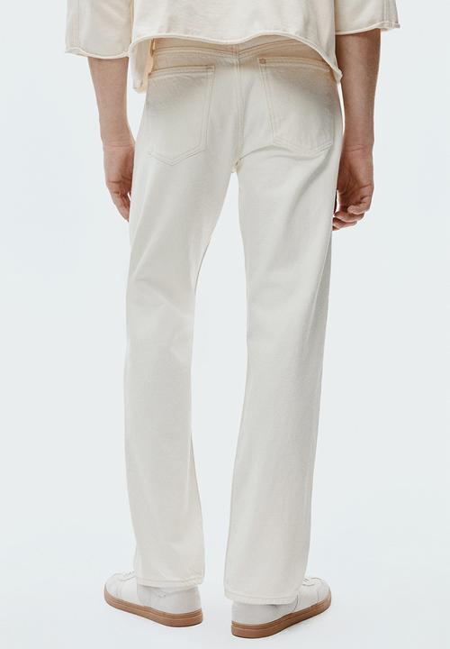 H&M - Original straight jeans - white