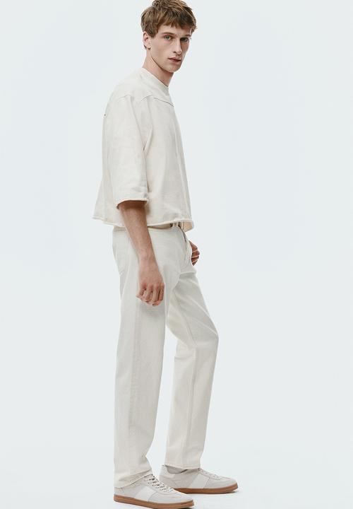 H&M - Original straight jeans - white
