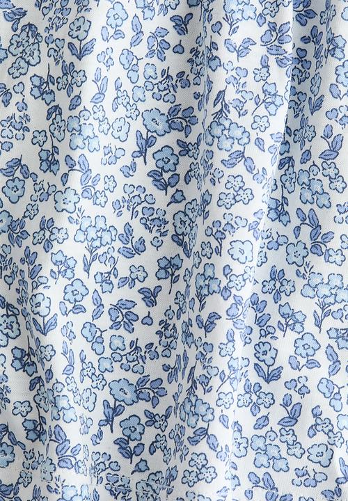 H&M - Cotton dress - light blue/floral