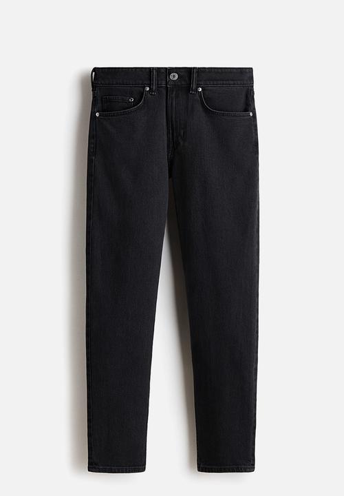 H&M - Tapered jeans - denim black