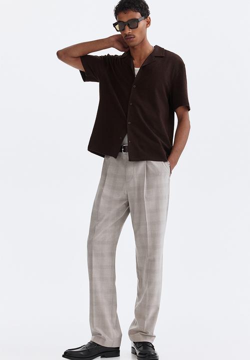 H&M - Regular fit resort shirt - dark brown