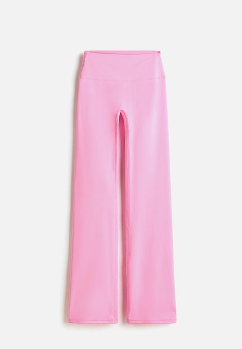 H&M - Sculptmove™ flared sports leggings - candy pink