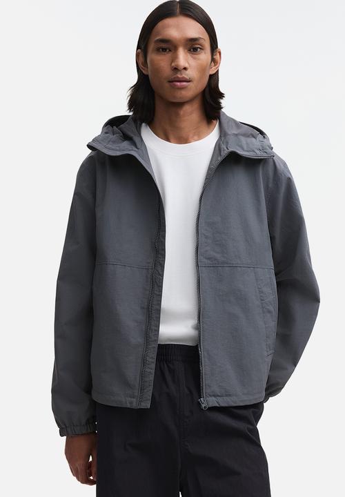 H&M - Water-repellent nylon windbreaker - grey