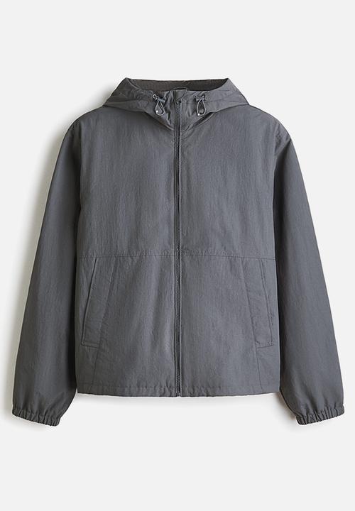 H&M - Water-repellent nylon windbreaker - grey