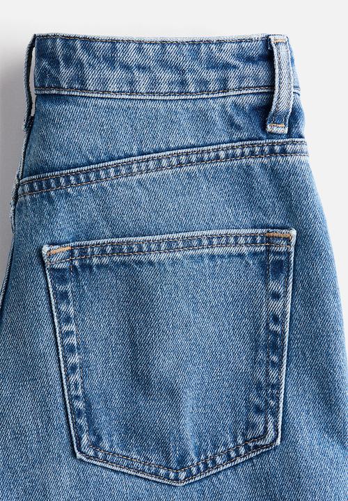 H&M - Barrel high waist jeans - denim blue