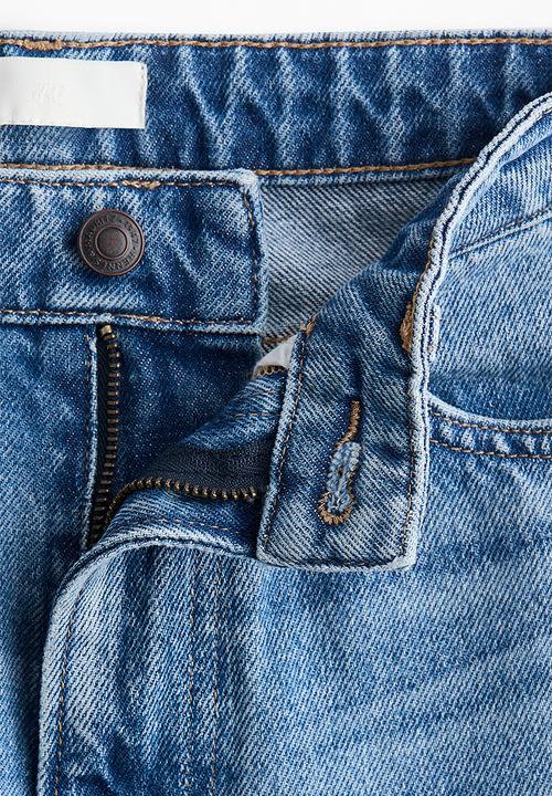H&M - Barrel high waist jeans - denim blue