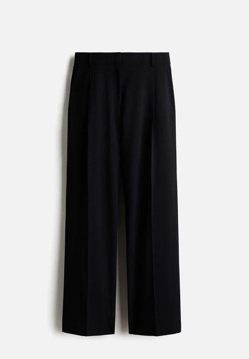 H&M - Wide trousers - black