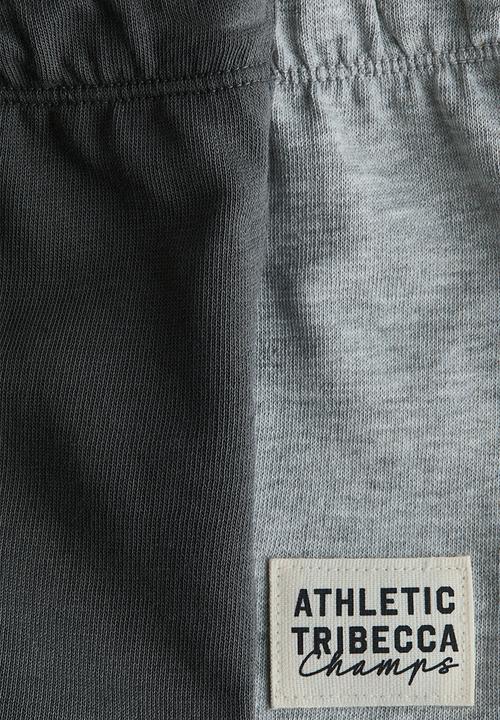 H&M - 2-Pack sweatshorts - dark grey/light grey