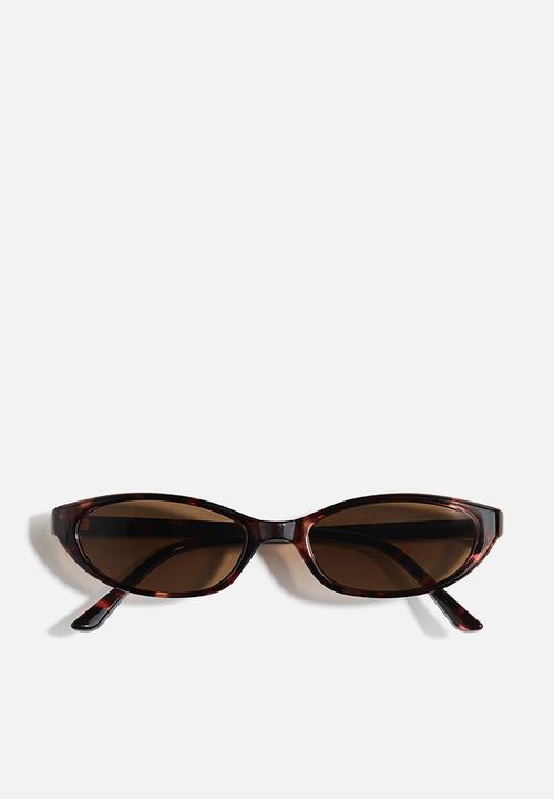 H&M - Oval sunglasses - brown/tortoiseshell pattern