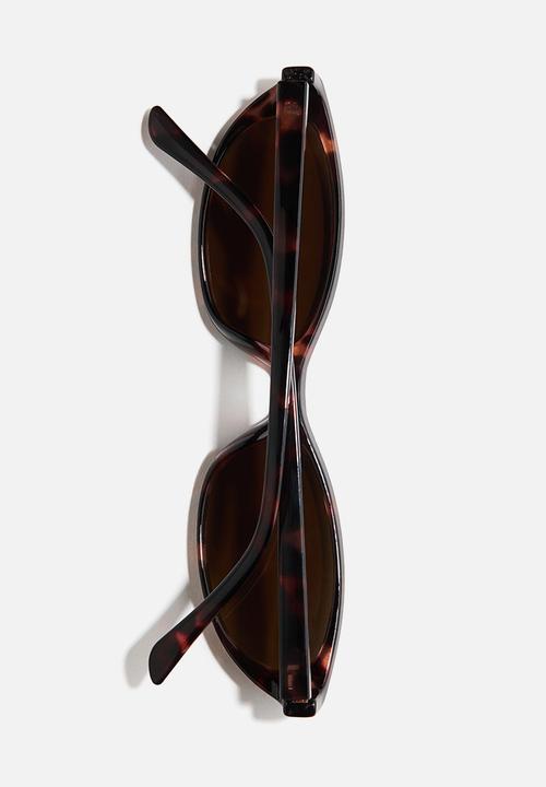 H&M - Oval sunglasses - brown/tortoiseshell pattern
