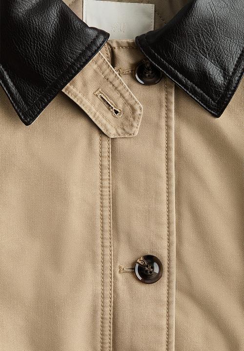 H&M - Padded canvas jacket - beige