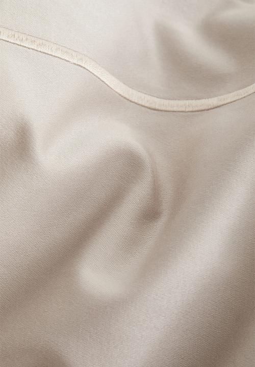 H&M - Cotton sateen double/king duvet cover set - light mole