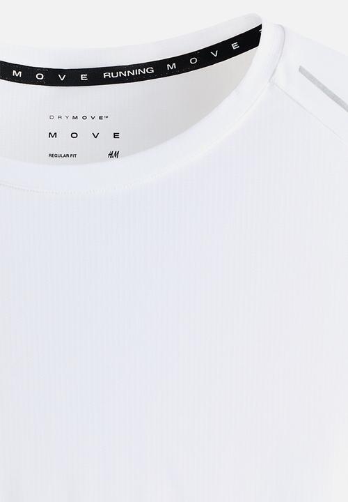 H&M - Lightweight cooling running t-shirt  - white
