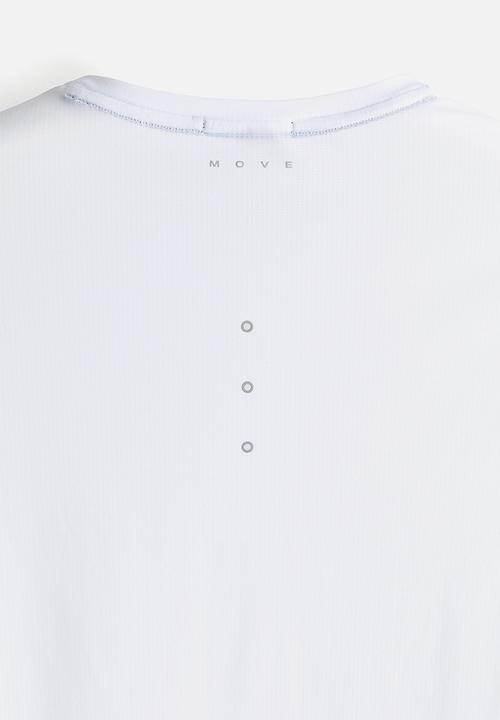 H&M - Lightweight cooling running t-shirt  - white