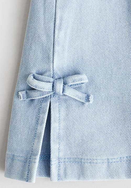 H&M - Denim-look flared jeggings - pale denim blue