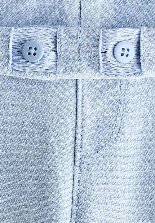 H&M - Denim-look flared jeggings - pale denim blue
