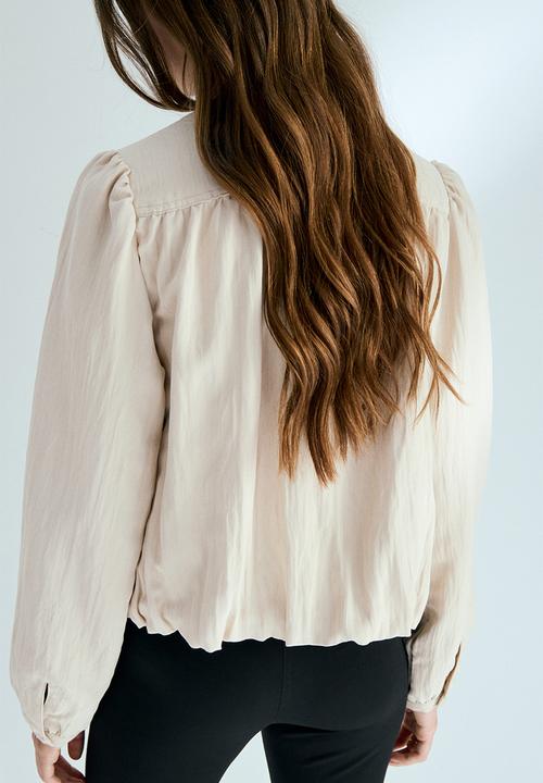 H&M - Oversized twill jacket - beige