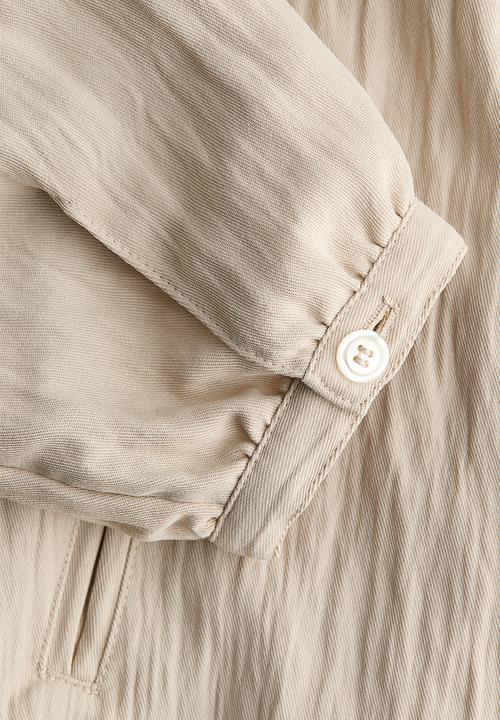 H&M - Oversized twill jacket - beige