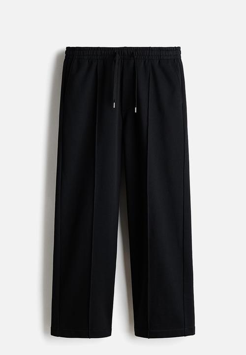 H&M - Relaxed fit joggers - black