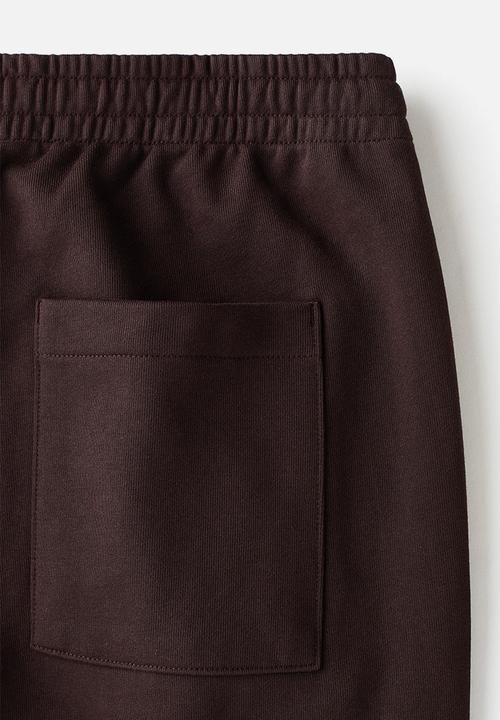 H&M - Relaxed fit joggers - dark brown