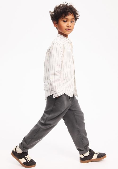 H&M - Lyocell-blend chinos - dark grey