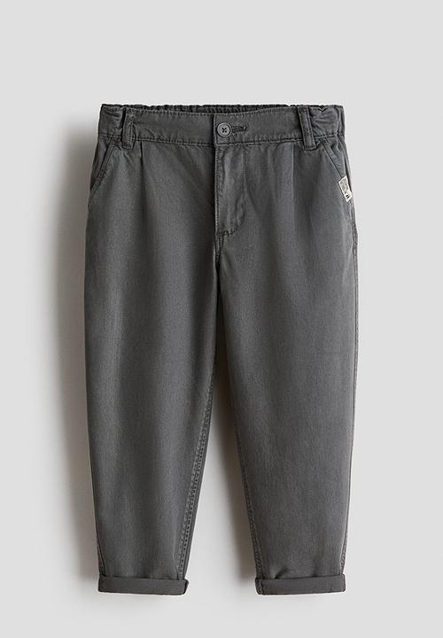 H&M - Lyocell-blend chinos - dark grey