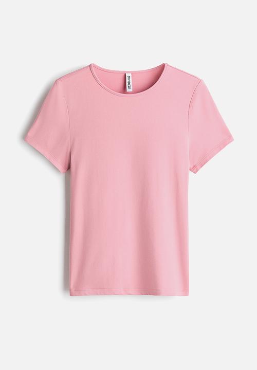 H&M - Fitted t-shirt - pink