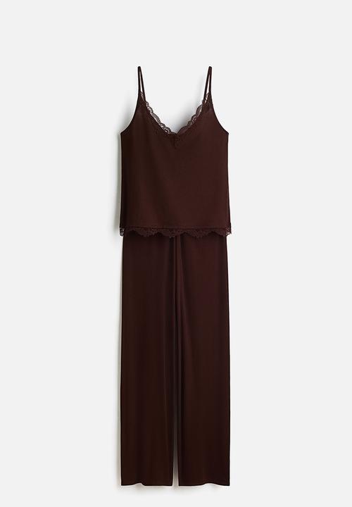 H&M - Pyjama set - dark brown