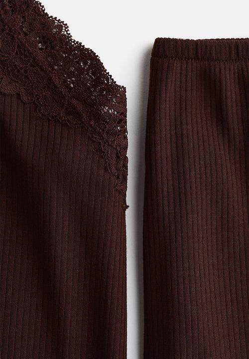H&M - Pyjama set - dark brown