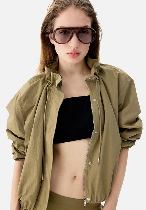 H&M - Aviator-style sunglasses - brown/tortoiseshell pattern