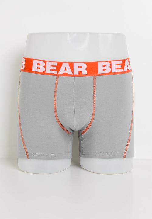 Bear - 3Pk Fashion Bodyshort - Orange Multi