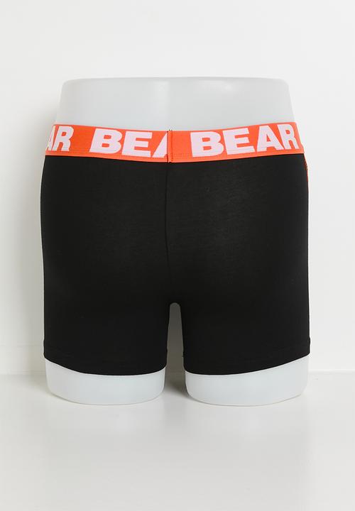 Bear - 3Pk Fashion Bodyshort - Orange Multi