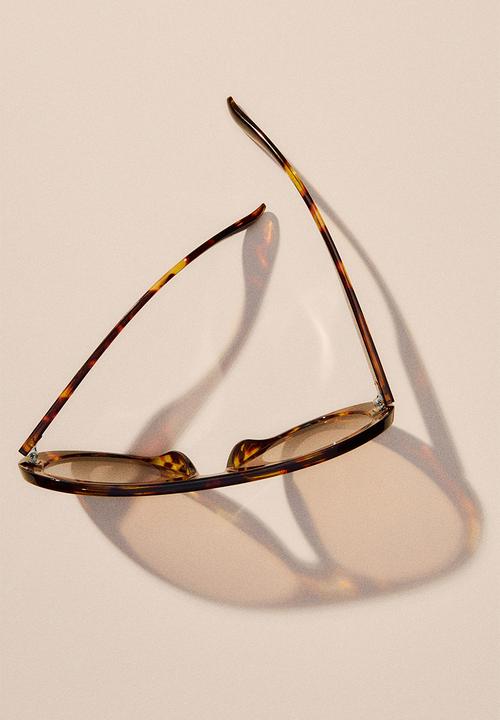 H&M - Aviator-style sunglasses - brown/tortoiseshell pattern
