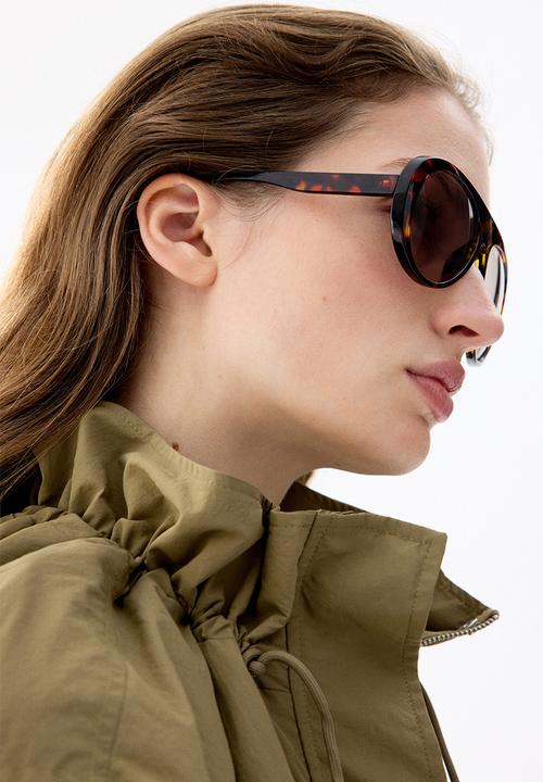 H&M - Aviator-style sunglasses - brown/tortoiseshell pattern
