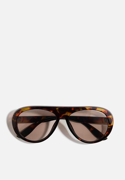 H&M - Aviator-style sunglasses - brown/tortoiseshell pattern