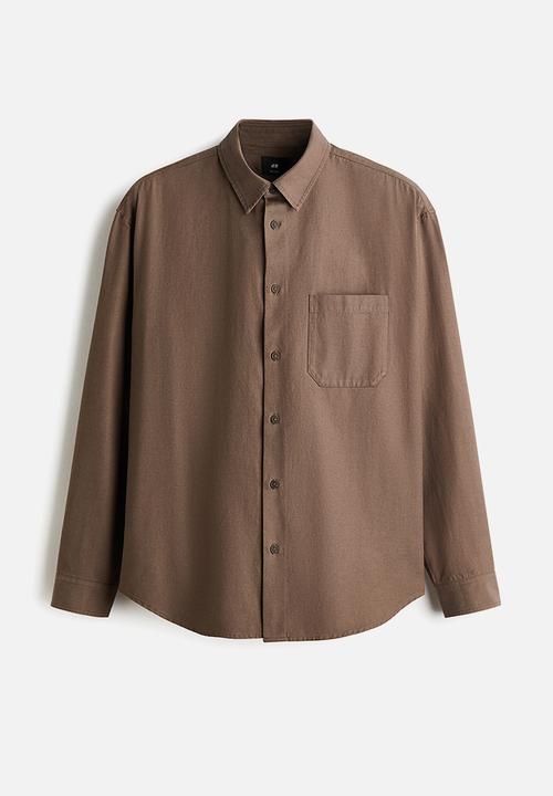 H&M - Relaxed fit shirt - brown