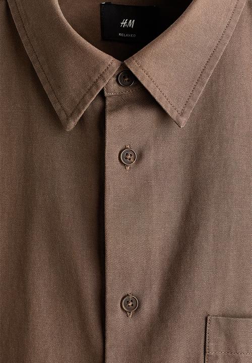 H&M - Relaxed fit shirt - brown