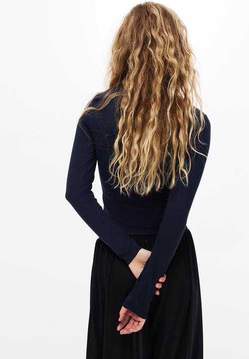 H&M - Long-sleeved jersey top - dark blue
