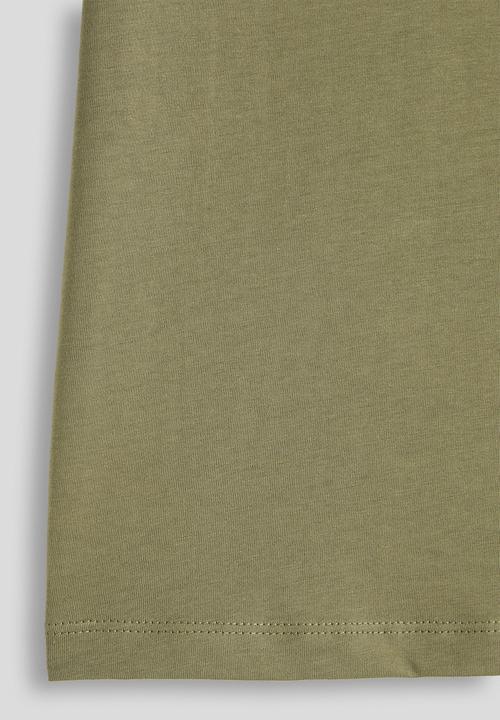 POLO - Boys Luke Polo Stick Ss Tee - Olive