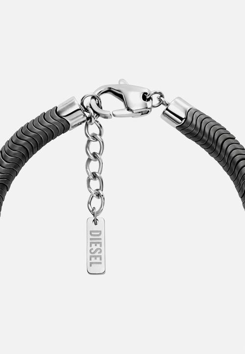 Diesel  - Diesel DX1573931 Beaded Bracelet - Gold/Gunmetal