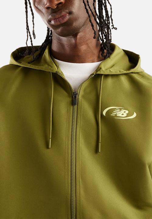 New Balance  - New Balance Trackside Jacket - green