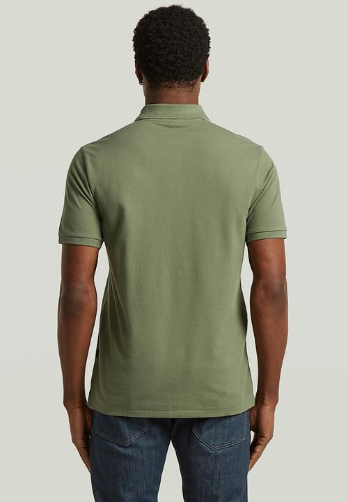G-STAR - Dunda slim polo s\s- four leaf clover