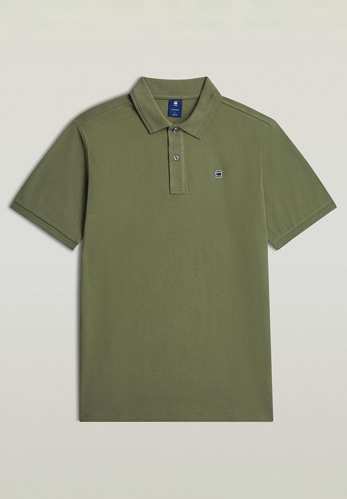 G-STAR - Dunda slim polo s\s- four leaf clover