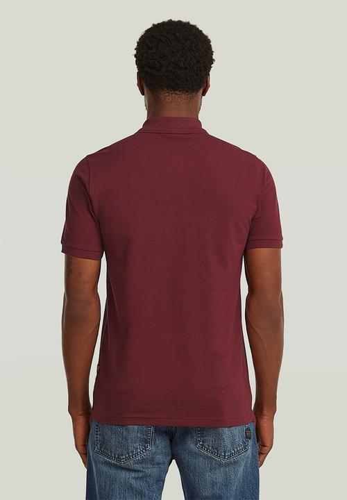 G-STAR - Dunda slim polo s\s - port red