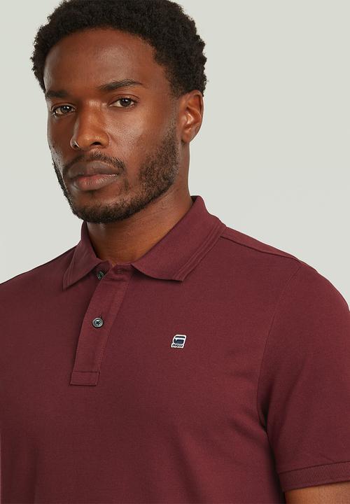 G-STAR - Dunda slim polo s\s - port red