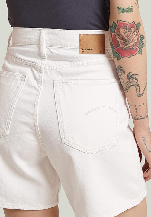 G-STAR - Jett high short clean edge wmn - ecru